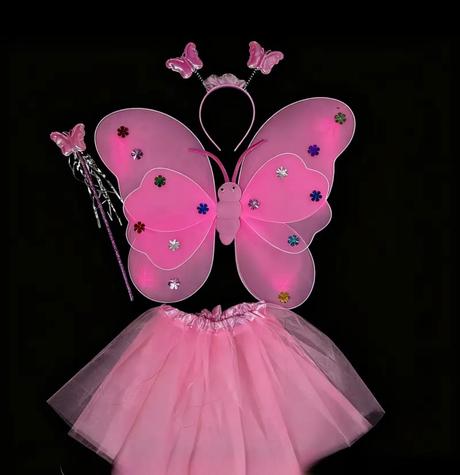 Kostým motýľ, víla s doplnkami, 