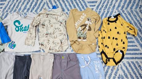 Balík oblečenia veľ. 80 dlhý rukáv, 68–80