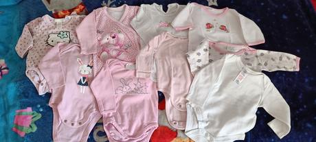 Balík oblečenia dievčatko veľkosť 0-3 mesiace, 50–62