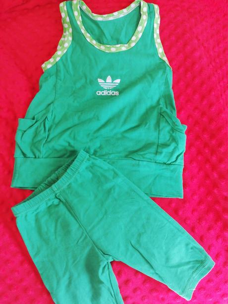 Súprava na leto, tričko s vreckami, adidas,98