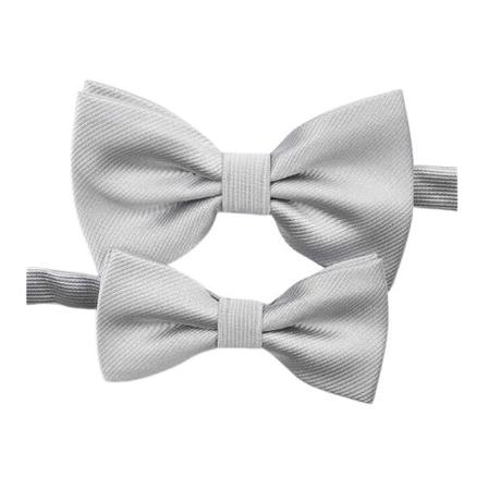 Set otec a syn - pánsky a detský saténový motýlik, 