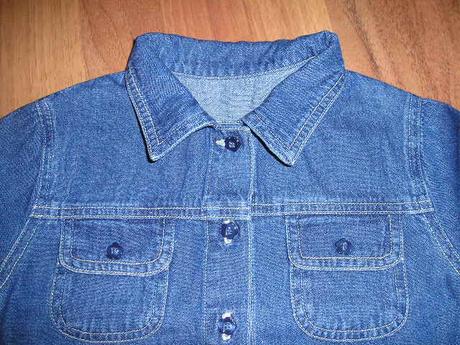 Riflová bundička, mothercare,80