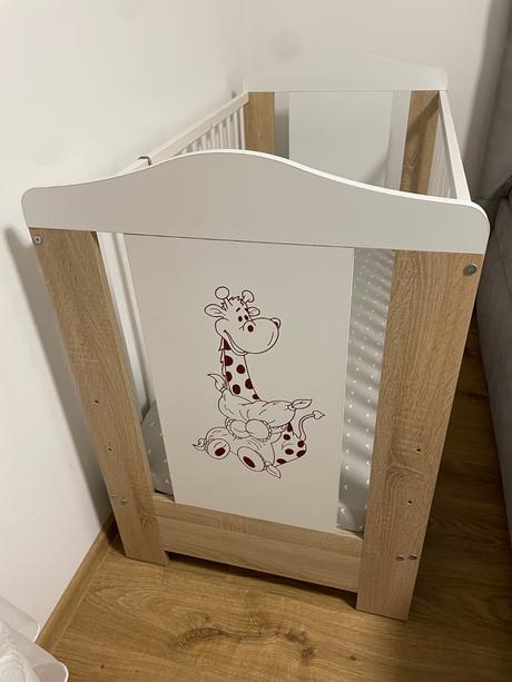 Detská postieľka, šírka (cm): 65,dĺžka (cm): 120