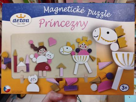 Magnetické puzzle princezny,