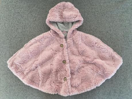 Ružové mäkkučké pončo, next,104