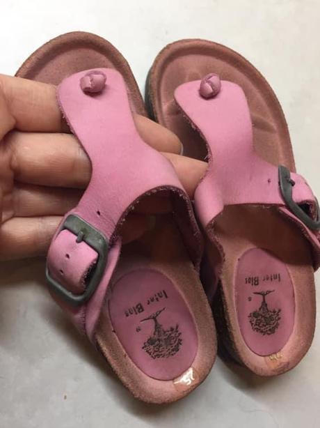 Inter bios celokozene anatomické sandálky 25, 25