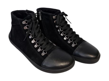 Bebare - členková obuv dublin black-suede, 36 / 41 / 43