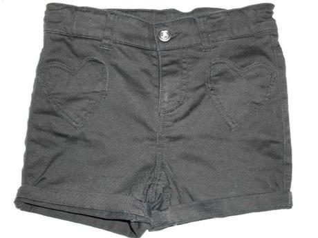 Trendy srdiečkové kraťasky pre 6-7 r. slečnu, h&m,122