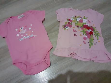 Tričko s krátkym,body, f&f,74