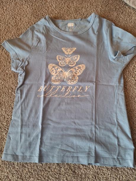 Tričko s motýlmi, f&f,xs