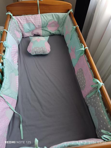 Detská postieľka, šírka (cm): 60,dĺžka (cm): 120