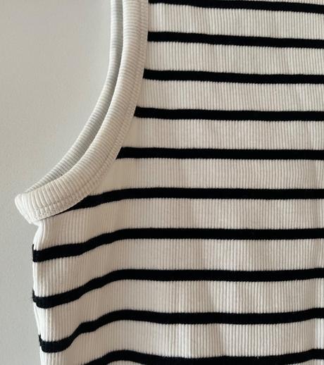 Nový čiernobiely bavlnený crop top, c&a, s/36, c&a,m