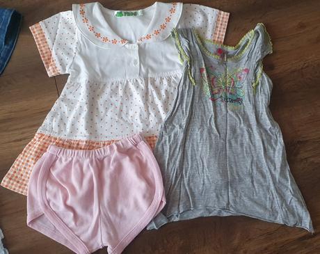 Balik letného oblečenia pre dievčatko v. 80-86, 86–98