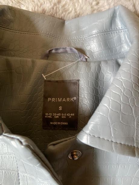Modro-šedý kožák, primark,s