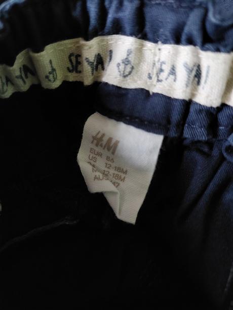 Slušné h&m nohavice, h&m,86