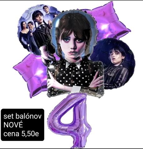 Párty dekorácie wednesday/adams family, 