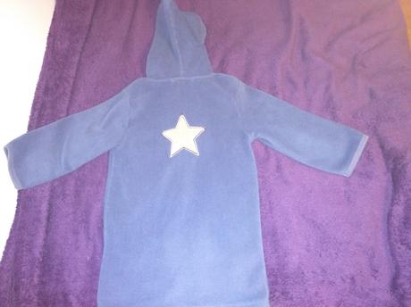 Predlzeny fleesovy kabát resp. mikina, 98