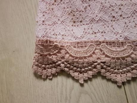 Čipkované šaty h&m 110/116, h&m,110