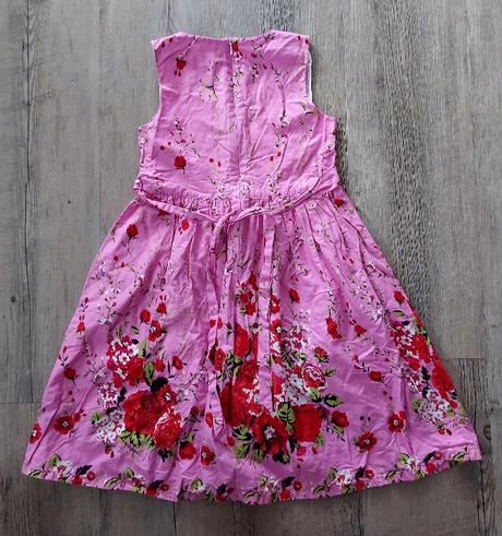 Ružové šaty sunny fashion, 140