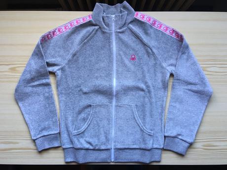 Zamatová mikina benetton veľ. 140, benetton,140