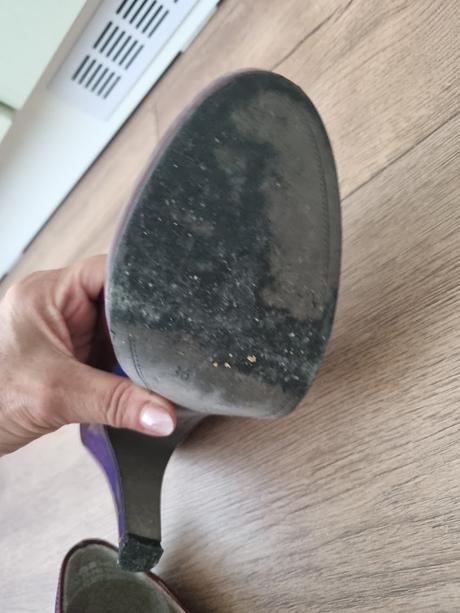 Bordové kožené lakované lodičky tamaris 36, tamaris,36