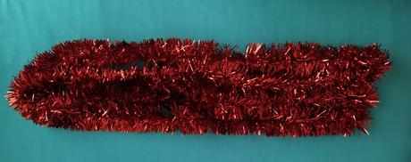 Set dekorácie červené,