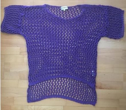 Háčkovaný svetrík, xl