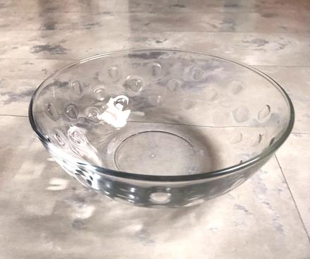 Sklenená masívna misa bohemia, 