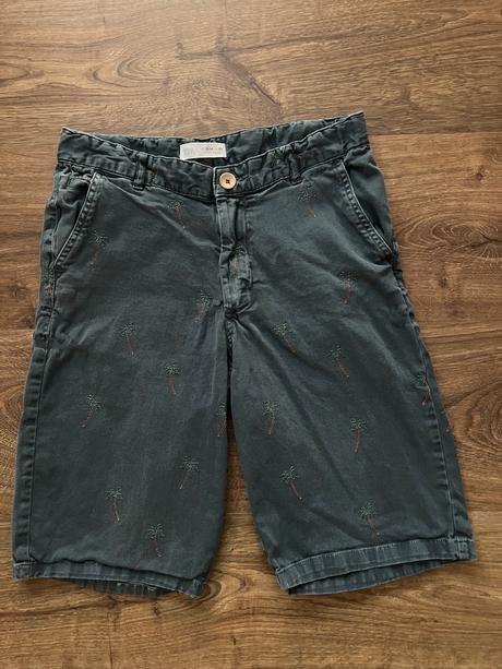 Zara krátke nohavice s palmami, zara,152