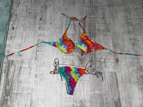 Dámske plavky farebné, calzedonia,s