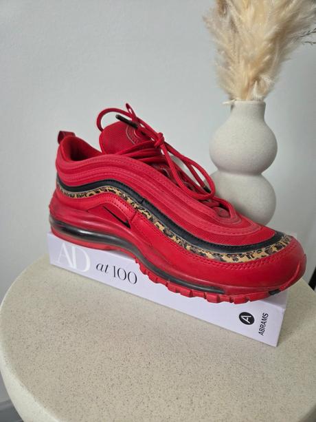 Nike airmax 97 leopard pack university red 39,5-40, nike,40