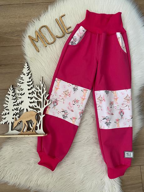 Softshellove nohavice, 92 - 128