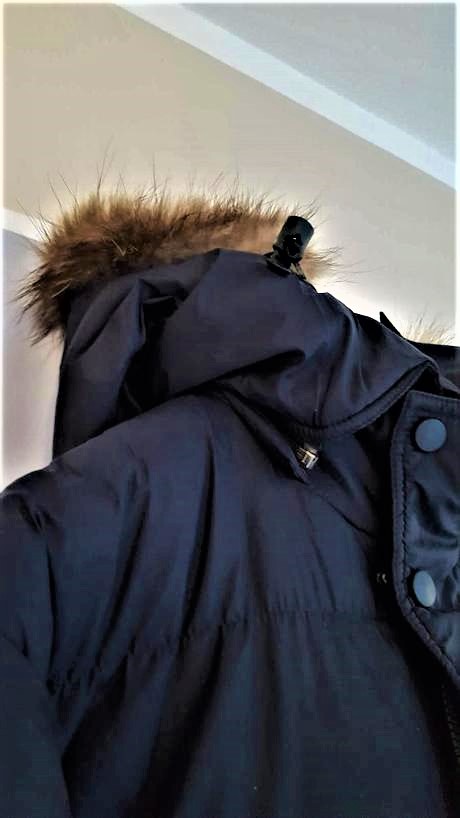 Teplá dlhá vetrovka / kabát, xl