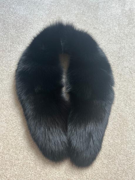 Kožušinový šál, limec, 