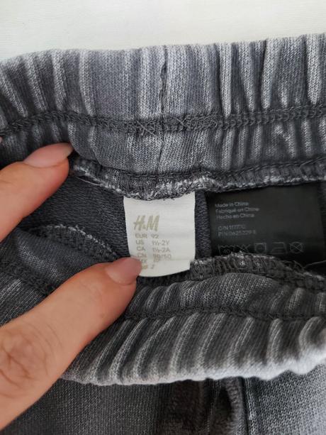 2x tepláky, h&m,92