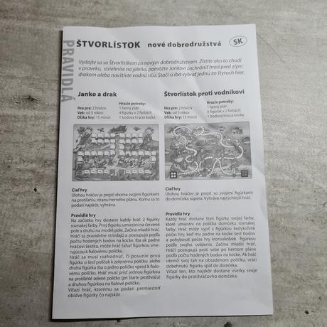 Spoločenská hra - štvorlistok (4 hry),