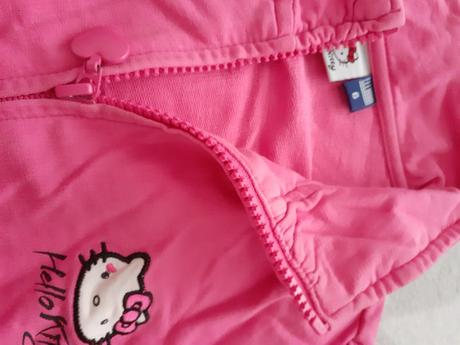 Ruzova dievcenska mikina hello kitty na zips, original marines,116