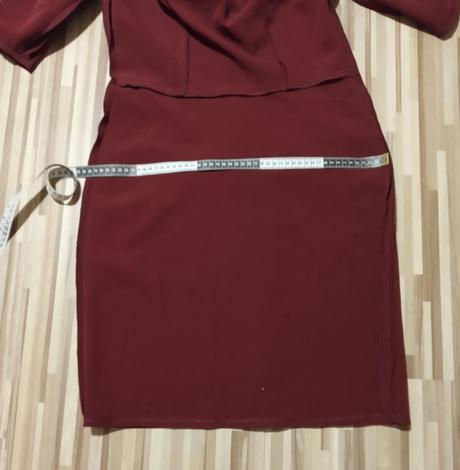 Šaty 38 bordove, 38
