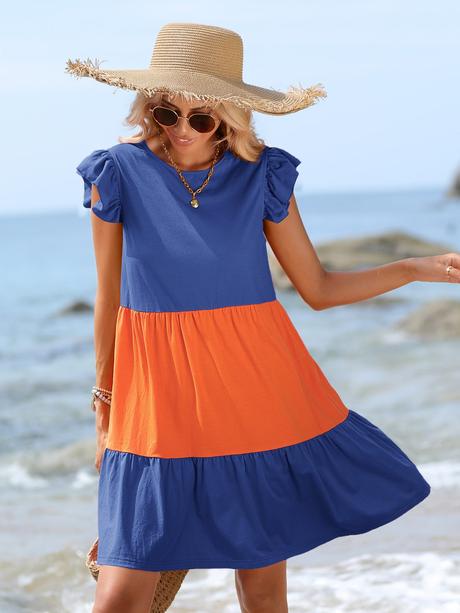 Šaty volanové poštovné zdarma, l / m / s / xl / xs