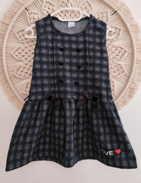 Karované šatky bez rukávov, 110