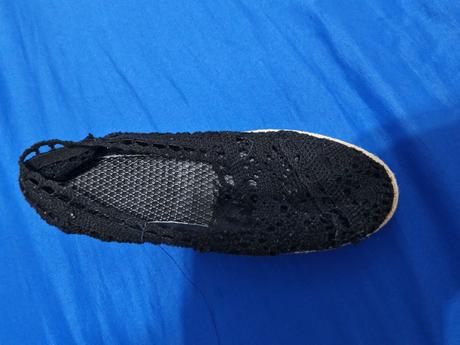 Háčkované espadrilky 38, 38