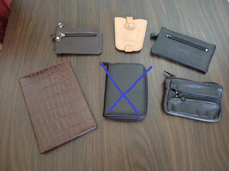 Retro kozenne klucenky, euro penazenka, dokladovka, 