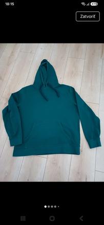 Pánska zelená mikina bonprix, bonprix,xl