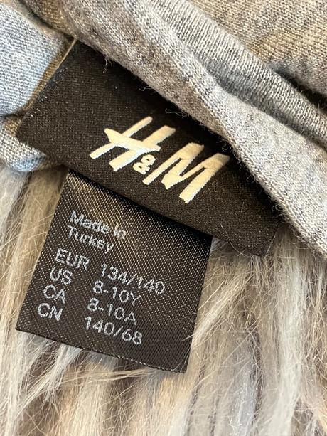 Dievčenské tričko na gombíky h&m (134-140), h&m,134