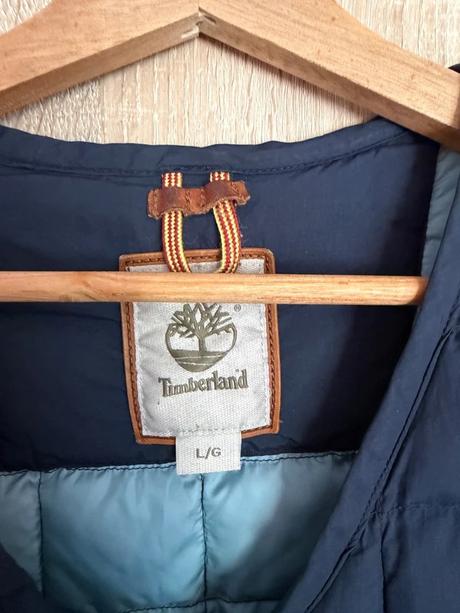 Tmavomodrá prešívaná pánska vesta timberland, timberland,l