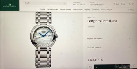 Luxusné hodinky,