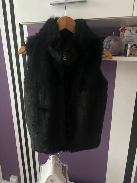 Kožušinová vesta, s