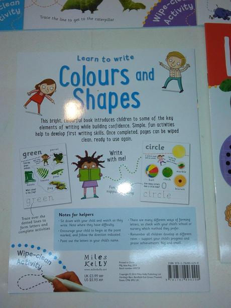 Learn to write - wipe and clean activity nsu23, 