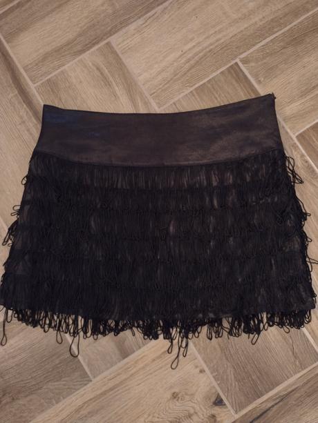 Mini sukňa so strapcami, atmosphere,s