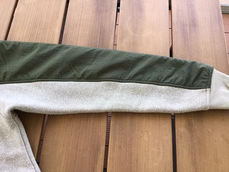 Plyšová mikinobunda s kontrastnymi rukávmi, zara,164